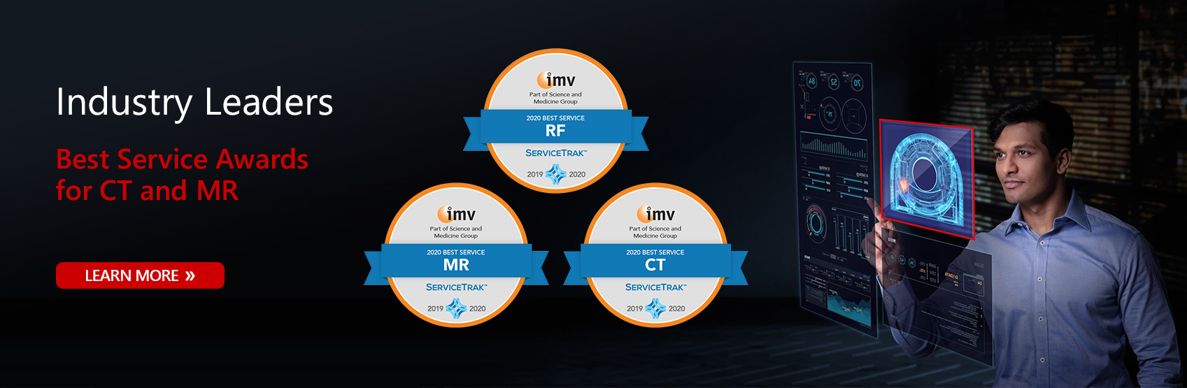 行业领袖| CT, MR和RF最佳服务奖|了解更多
